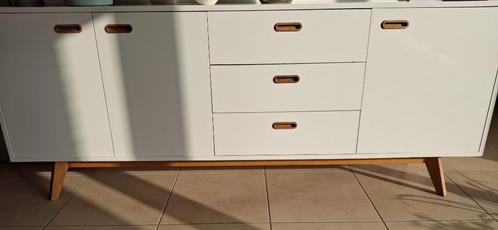 Witte dressoir kast 2m en tvmeubel 1,70m, Maison & Meubles, Armoires | Dressoirs, Utilisé, 150 à 200 cm, 25 à 50 cm, Avec tiroir(s)