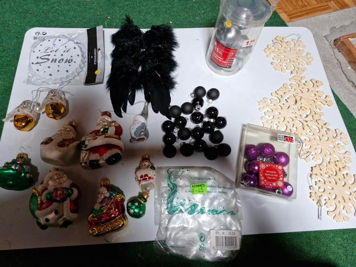 Kerstdecoratie (boomhangers,verlichting,theelichthouders), Diversen, Kerst, Zo goed als nieuw, Ophalen of Verzenden