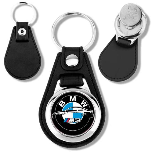 BMW M3 Coupé porte clés jeton de caddie en métal, Verzamelen, Sleutelhangers, Nieuw, Ophalen of Verzenden