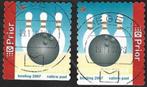 2 Postzegels Bowling België 2007 Sport (II), Ophalen of Verzenden, Gestempeld, 1e dag stempel, Sport