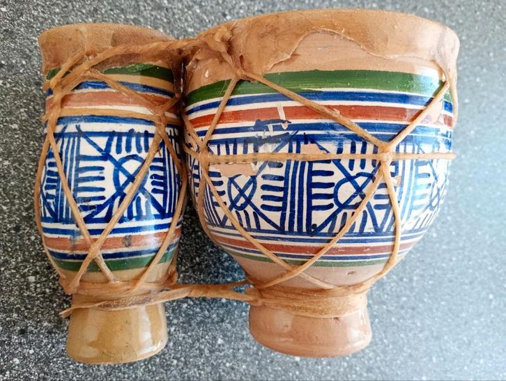 ⭐️🌟☀ Oude vintage terracotta Tam Darbuka, Muziek en Instrumenten, Percussie, Gebruikt, Overige soorten, Ophalen