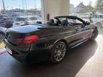 BMW 6 Serie 640 xDrive 3.0d 313Ch PACK M GAR 12M, Autos, Cuir, Entreprise, Cabriolet, Noir