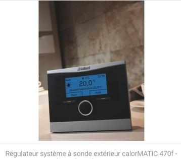 Thermostat vaillant sans fil pose libre ou encastré avec ext disponible aux enchères