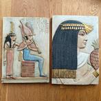 2 reliëfplaten in oud Egyptische stijl, Ophalen