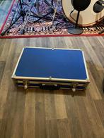 Road case opbergkoffer blauw 10x50x33 🎄, Verzenden