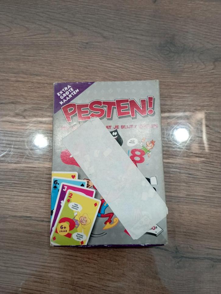 pesten, Hobby en Vrije tijd, Gezelschapsspellen | Kaartspellen, Gebruikt, Ophalen of Verzenden
