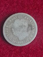1881 Inde portugaise (Goa) 1/8 rupiah en argent, Envoi, Asie du Sud, Monnaie en vrac, Argent