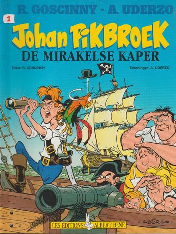 Drie strips van Johan Pikbroek nrs. 1, 2 en 3. beschikbaar voor biedingen