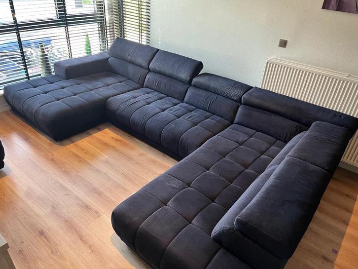 Hoeksalon, Huis en Inrichting, Zetels | Complete zithoeken, Gebruikt, Stof, Ophalen