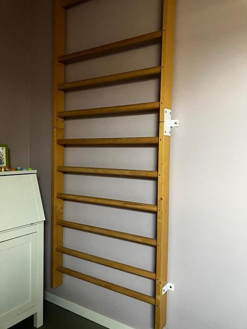 Sportraam klimrek, Sport en Fitness, Turnen, Zo goed als nieuw, Materiaal, Beige, Ophalen