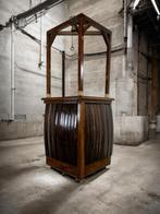 vintage hoge  houten bar / toog / barmeubel met bel, Ophalen of Verzenden