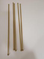 5 Barres fines pour rideaux en laiton 53 cm, Gebruikt, Overige kleuren, Minder dan 100 cm, 50 tot 100 cm