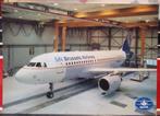 Qaps Airbus A319 SN Brussels Airlines promo sheet, Collections, Aviation, Enlèvement, Comme neuf, Carte, Photo ou Gravure