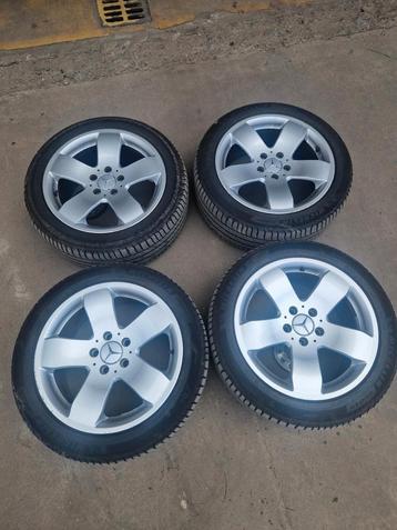 4 jantes 17 mercedes + 4 pneus Michelin Primacy 4 2354517