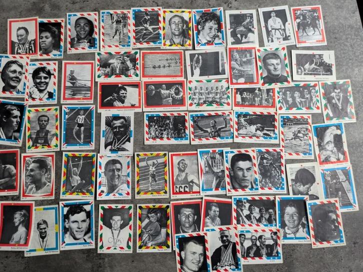 RIZLA PRENTEN CHROMO s TOKYO 64 Olympische Spelen 59x, Hobby en Vrije tijd, Stickers en Plaatjes, Verzenden
