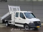 Mercedes Sprinter 514 CDI Dubbel Cabine Kipper met Kist Dubb, Auto's, Stof, Gebruikt, Euro 6, Wit
