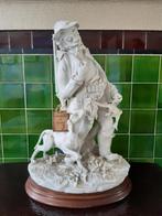 Porseleinen beeld Capodimonte 'De jager', Verzamelen, Ophalen, Zo goed als nieuw, Overige typen