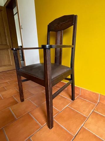 Armchair art déco-stijl beschikbaar voor biedingen