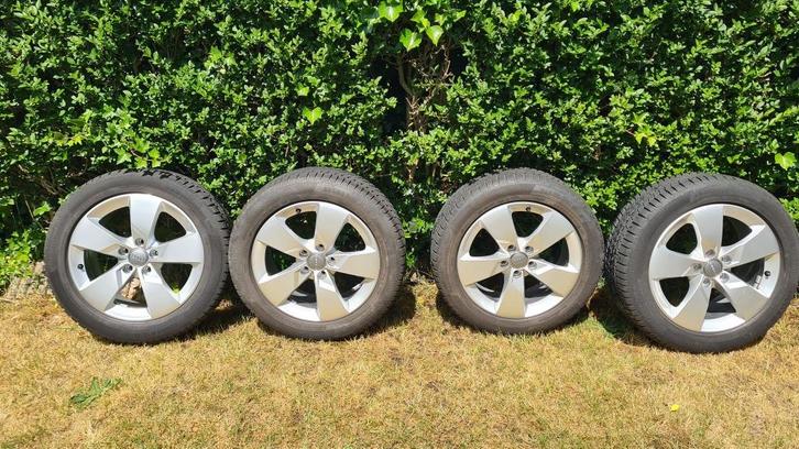 (AUDI) winterwielen 17" 225/50 R17, Auto-onderdelen, Banden en Velgen, Banden en Velgen, Winterbanden, 17 inch, 225 mm, Personenwagen