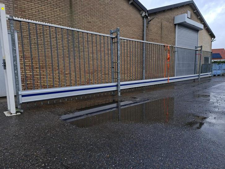 Grote nette vrijdragende heras schuifpoort, Jardin & Terrasse, Portes de jardin, Comme neuf, Porte coulissante, Enlèvement