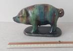 Spaarvarken  Piggy bank in  Vlaams aardewerk, Ophalen