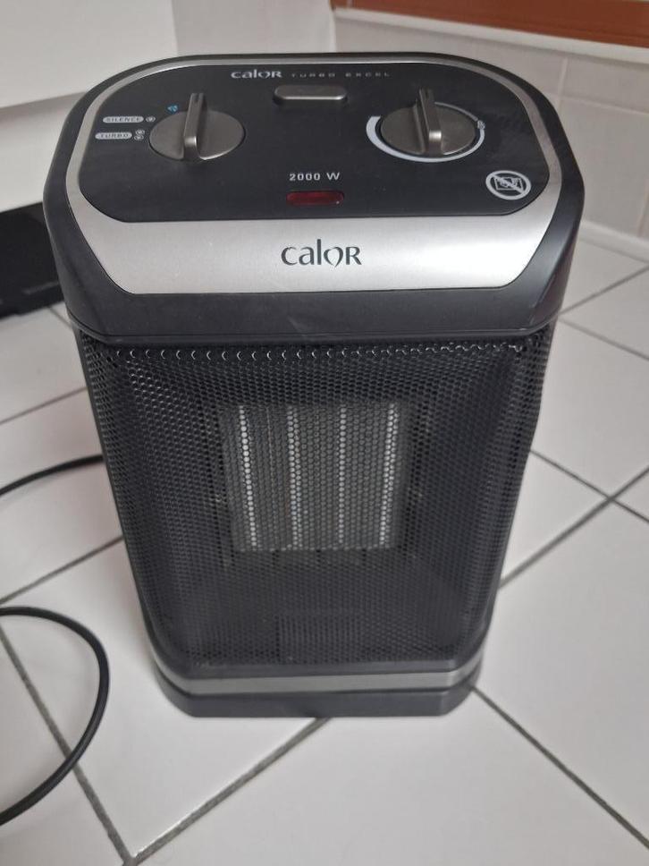 Keramische verwarming CALOR TURBO EXCEL SO9070, Bricolage & Construction, Chauffage & Radiateurs, Utilisé, Radiateur, 800 watts ou plus