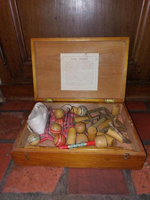 oud croquet spel, begin 1900, Antiek en Kunst, Curiosa en Brocante, Ophalen of Verzenden