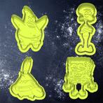 4x Spongebob Cookie cutter / Koekjessnijders, Ophalen of Verzenden, Nieuw, Bakvorm