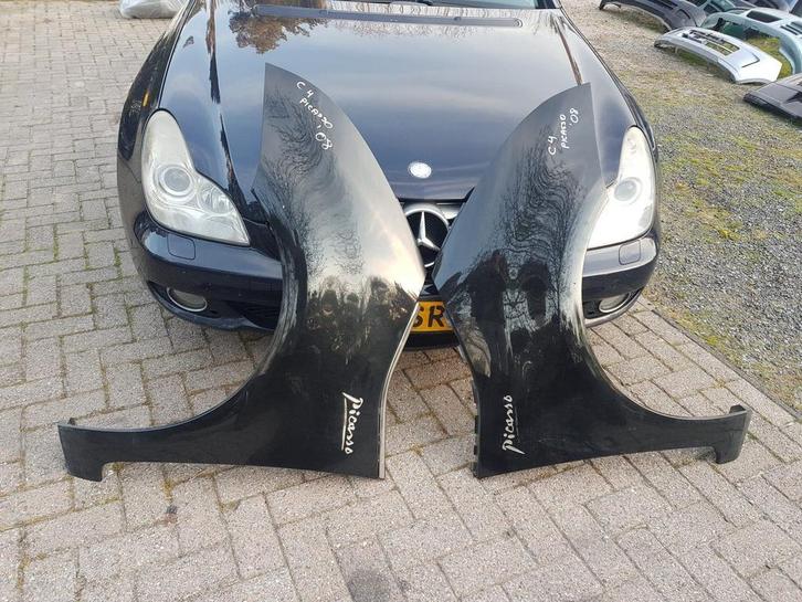 CITROËN C4 PICASSO VOORSCHERMEN BJ 2008, Auto-onderdelen, Carrosserie, Spatbord, Gebruikt, Ophalen of Verzenden