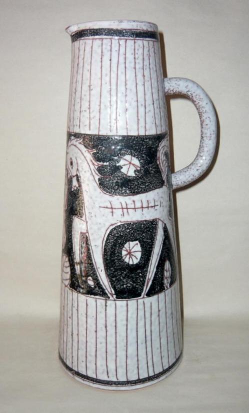 FRATELLI FANCIULLACCI KRUIKVAAS PAARDEN CA 1955, Antiek en Kunst, Antiek | Keramiek en Aardewerk, Ophalen of Verzenden