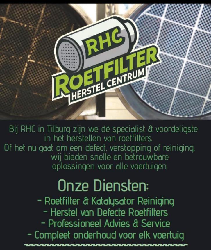Roetfilter Reiniging & Herstel - Specialist In Tilburg, Auto-onderdelen, Filters, Gereviseerd, Ophalen