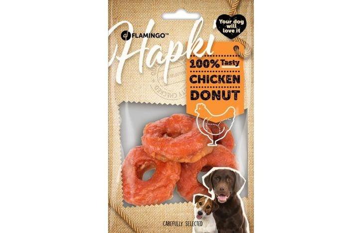 Hapki Chicken Donut ( 4 stuk ) - Flamingo, Dieren en Toebehoren, Dierenvoeding, Ophalen