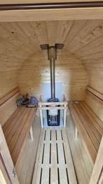 2.5M Barrel Sauna van Scandinavisch grenenhout, Verzenden, Nieuw, Fins of Traditioneel, Complete sauna