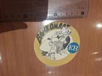 Vintage sticker cartoon bankautomaat KB "Meneerke Peeters", Ophalen of Verzenden, Zo goed als nieuw, Bedrijf of Vereniging