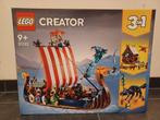 Lego Vikingschip en de Midgaardslang 31132, Ophalen of Verzenden, Nieuw, Complete set, Lego