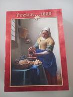 Puzzel Puzzle 1000 Stukken Vermeer Melkmeisje Kunst Spel, Hobby en Vrije tijd, Denksport en Puzzels, Ophalen of Verzenden, 500 t/m 1500 stukjes