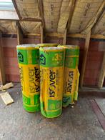 4 rollen isolatie (12cm isover) + rest, Doe-het-zelf en Bouw, Isolatie en Afdichting, 12 cm of meer, Zo goed als nieuw, 15 m² of meer
