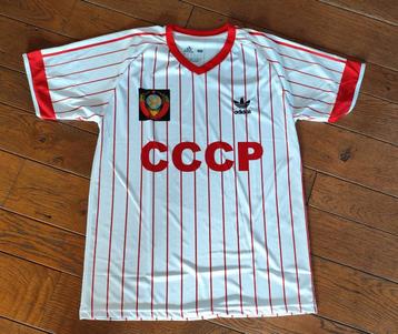 Vintage CCCP voetbalshirt (ex USSR), Adidas uit de jaren 80 beschikbaar voor biedingen