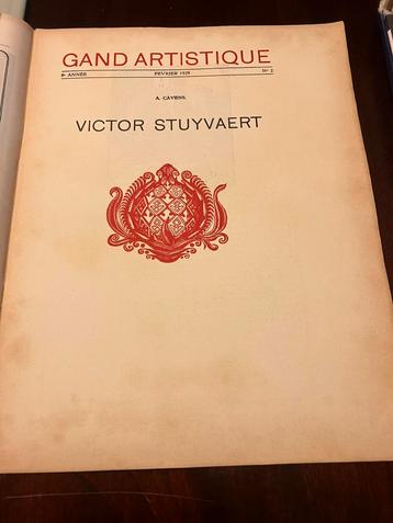 Victor Stuyvaert par A. Cavens 1929 Gand Artistique beschikbaar voor biedingen