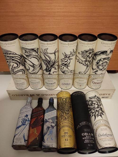 Verzameling van 12 Game of Thrones Schotse whisky's, Verzamelen, Overige Verzamelen, Nieuw, Ophalen