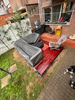 Padouk overschot van terras., Tuin en Terras, Palen, Balken en Planken, Ophalen, Nieuw