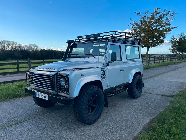 Land rover defender 90SE 2.2td4 lichte vracht in topstaat, Autos, Land Rover, Entreprise, Achat, 4x4, ABS, Air conditionné, Alarme
