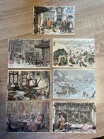Cartes de vœux Anton Pieck (7 pièces), Comme neuf, Enlèvement ou Envoi