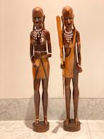 Beelden hout decoratie. Oorspronkelijk uit Kenia, 30 jaar, Huis en Inrichting, Ophalen, Zo goed als nieuw