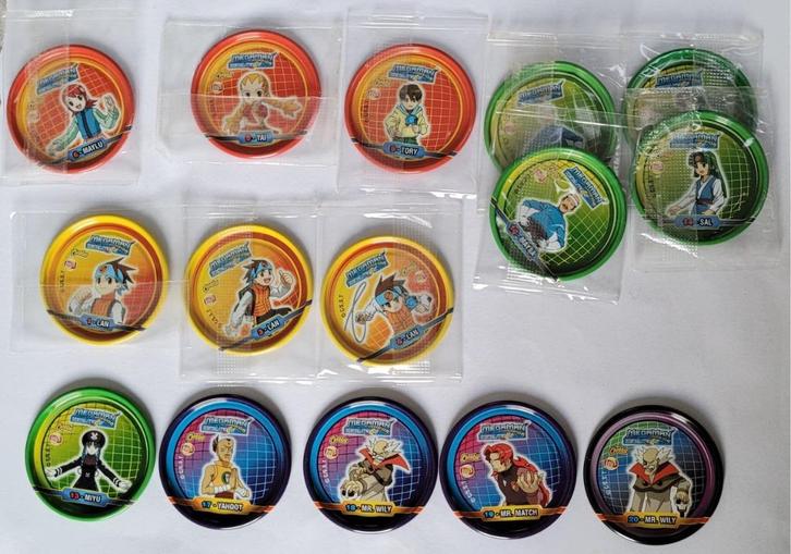 15st Megaman Metal Tazos, Verzamelen, Flippo's, Overige typen, Adventure, Cheetos 24 Game, Chester Cheetos, Flying, Gouden Flippo's