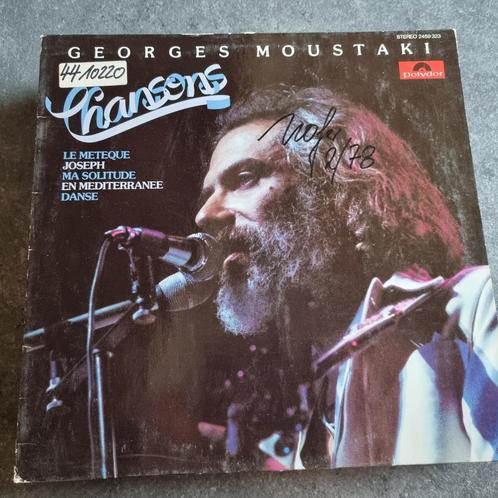 LP Georges Moustaki - Chansons, CD & DVD, Vinyles | Autres Vinyles, Utilisé, 12 pouces, Enlèvement ou Envoi