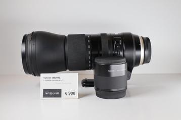 tamron 150/600 voor canon  + tamron convertor x2 beschikbaar voor biedingen