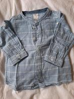 Belle chemise en lin bleu clair à boutons - 80cm (9 à 12 m), Enfants & Bébés, Vêtements de bébé | Taille 80, Enlèvement, Utilisé