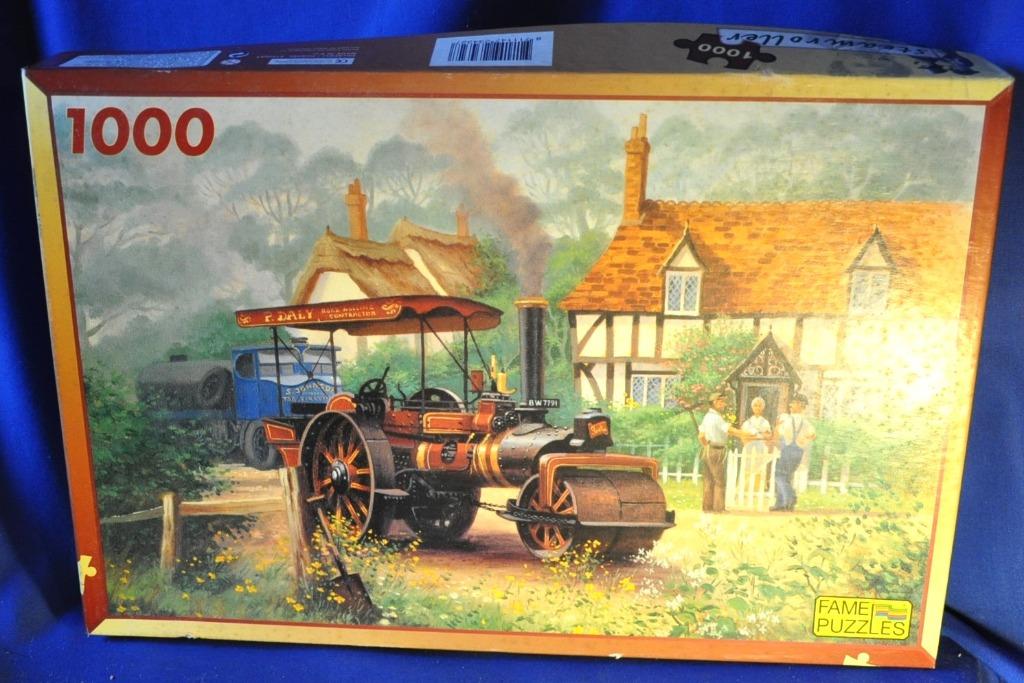 puzzle  1000 pieces neuf ancêtre rouleau compresseur, Enlèvement ou Envoi, 500 à 1500 pièces, Neuf, Puzzle