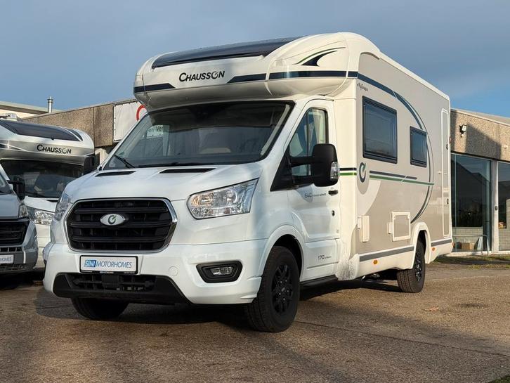 Chausson 640 - TITANIUM ULTIMATE - 2024 - 9.900KM - 170PK !, Caravans en Kamperen, Mobilhomes, Bedrijf, tot en met 4, Half-integraal